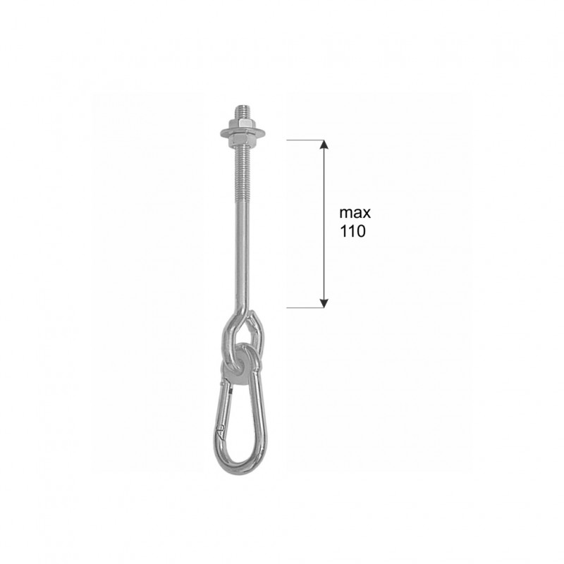 Schaukelhaken – Bolzenlänge 130 mm – M12